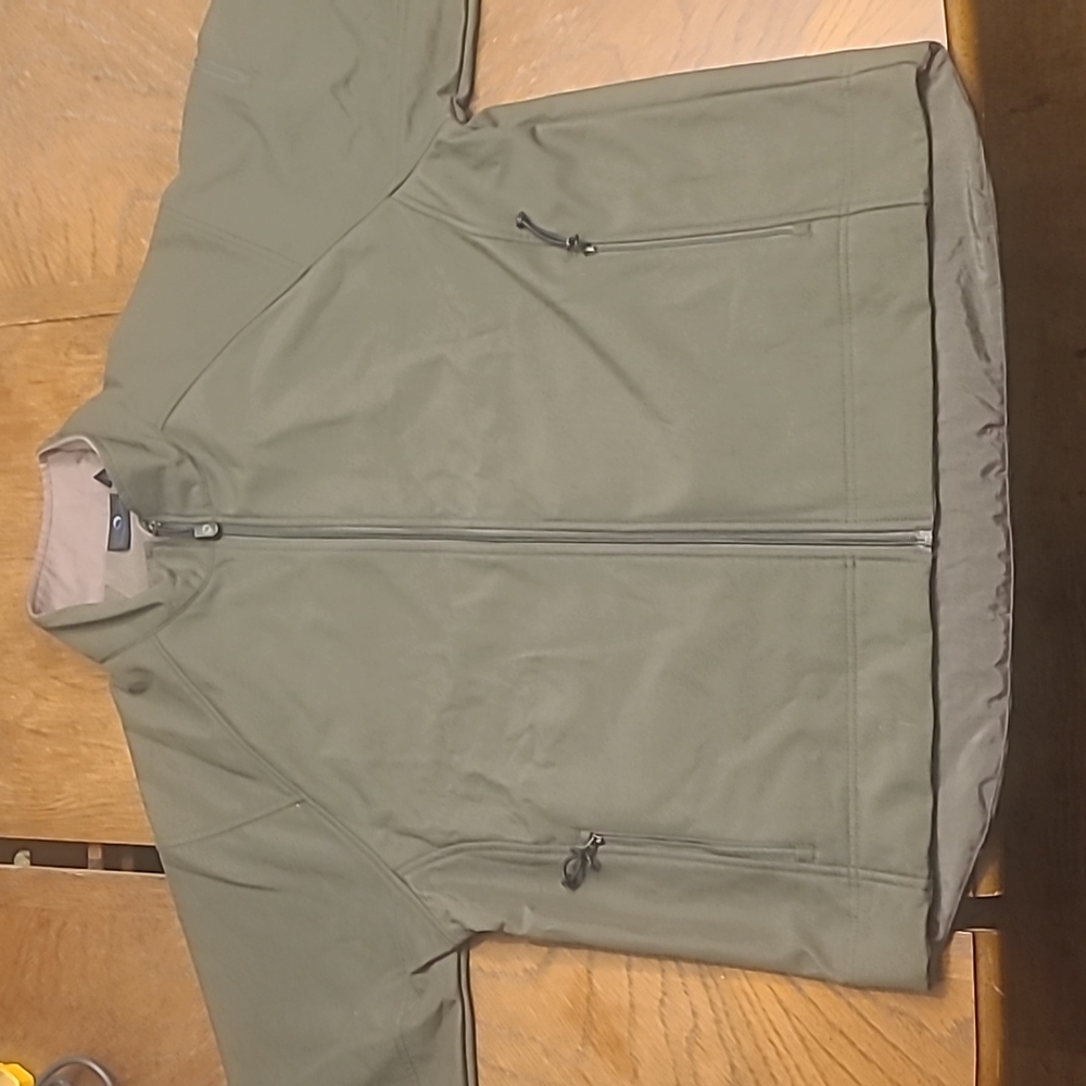 Turning Point Softshell Jacket Mens XL Olive Green